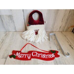 Christmas variety pack sign‎ Plush Santa home decor unique mistletoe